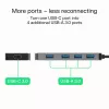 Hub USB Green Cell HUB-GC-C4A — hub USB-C 3.0 de 4 puertos