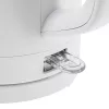 Hervidor eléctrico Adler AD 1379w — 1,7 L, hasta 2200 W, blanco, base 360°, polipropileno