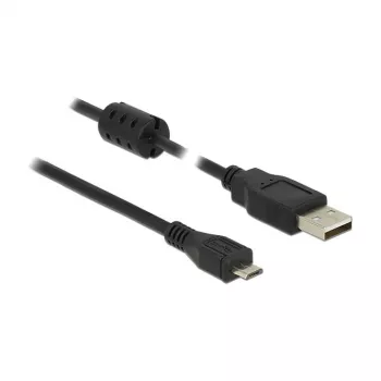 Cable USB DeLOCK 1 m USB 2.0-A Micro-B negro