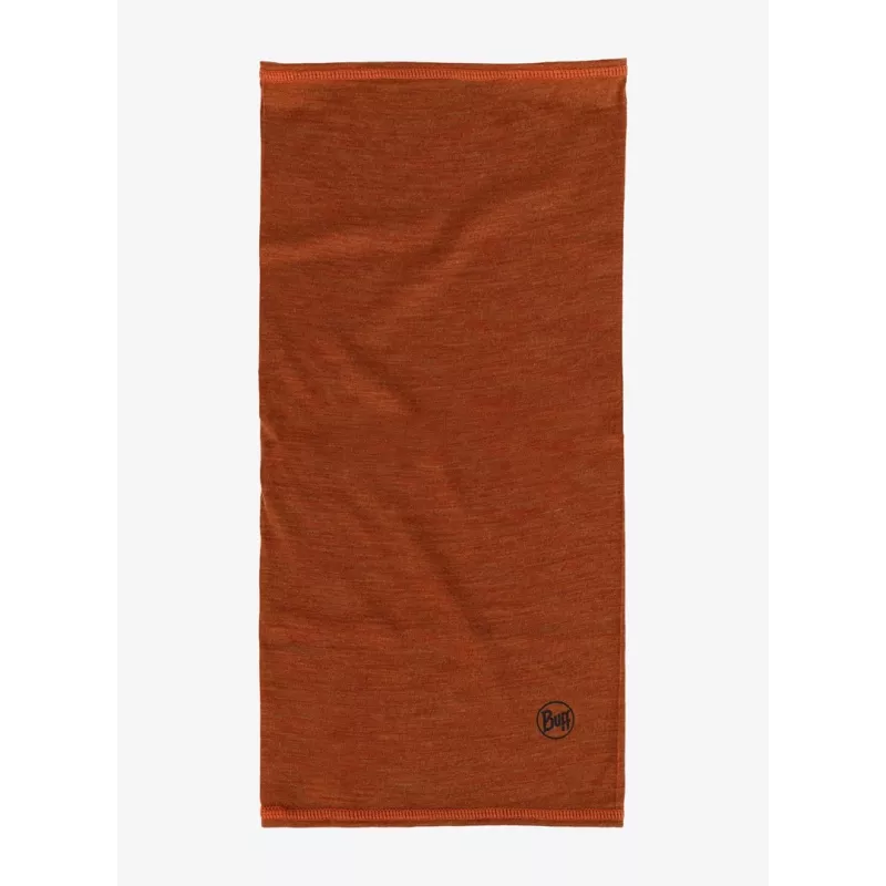 Braga de cuello multiusos ligera Buff de lana merino - canela
