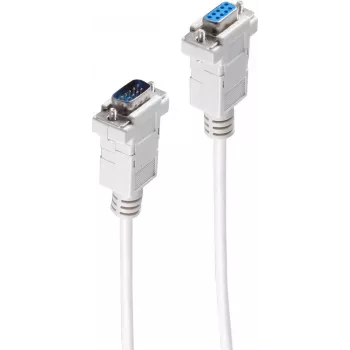 Cable serie ShiverPeaks BS78045-3 gris 3 m DB-9