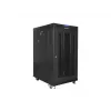 Rack independiente Lanberg FF01-8022-23BL 22U 1200kg Negro