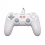 Mando gaming con cable GameSir T3 Lite WT blanco – mando con cable ergonómico, compatible con PC