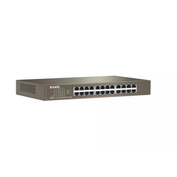 Switch no gestionado TENDA TEG1024D 24 puertos Gigabit Ethernet, 48 Gbps, tabla MAC de 8000, azul