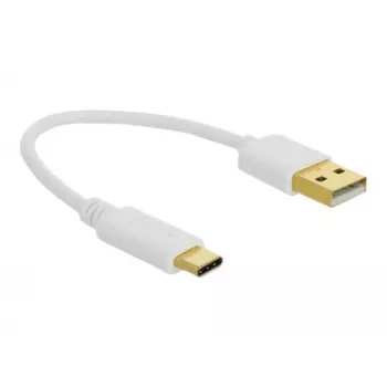 Cable de carga USB DeLOCK Type-A a USB Type-C 15 cm