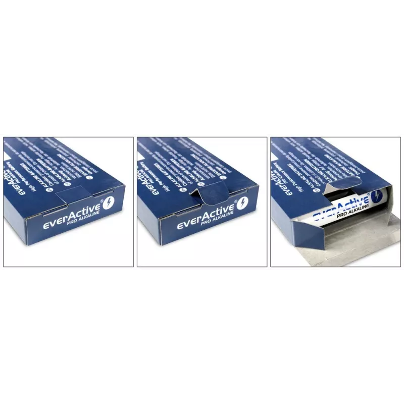 Pilas alcalinas AA desechables everActive LR610PAKPA, 1,5 V, 3000 mAh, pack de 10