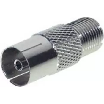 Fuente de alimentación ShiverPeaks IEC a conector hembra F 85324-EC para conectar dispositivos IEC a tomas coaxiales F