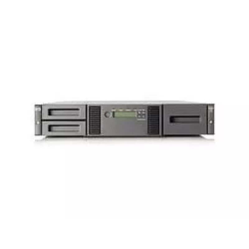 Hewlett Packard Enterprise HPE StorageWorks MSL2024 – biblioteca de cintas – LTO Ultrium – número máximo de unidades: 2 – Rack – montaje en rack – 2U – lector de códigos de barras – para ProLiant DL120