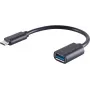Cable USB S/CONN 13-30009 USB 3.2 Gen 1 0,1 m USB-C USB-A Negro