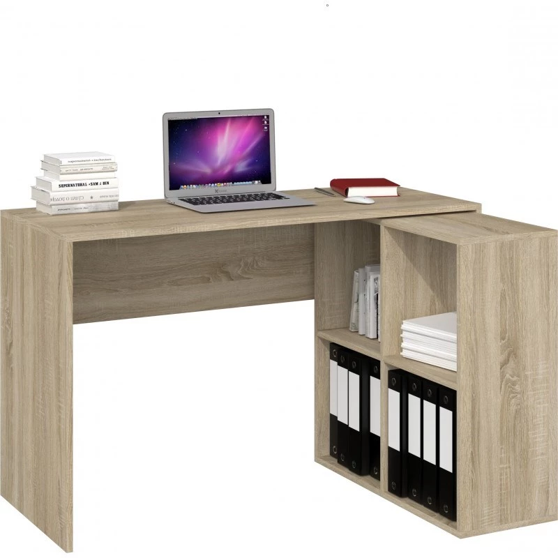 Mesa de ordenador Topeshop BIURKO PLUS SONOMA color roble