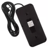 Regleta de enchufes MACLEAN MCE391 B – 6 enchufes, 4×USB-A + 1×USB-C, 110–240V, 2500W, 3 m cable, negro