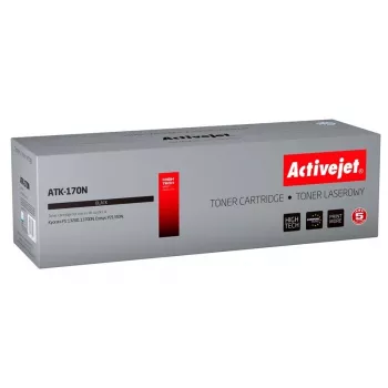 Cartucho de tóner ActiveJet ATK-170N para Kyocera, negro, tambor integrado, 7200 páginas, 1 unidad