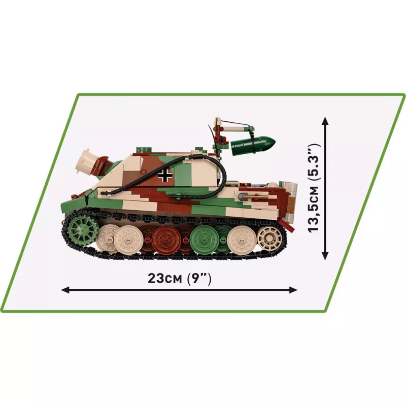 Set de construcción Cobi 38 cm Sturmmörser Sturmtiger 1100 piezas
