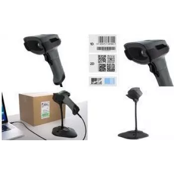 Escáner de códigos de barras con cable Safescan 330-W (Modelo 140-0747) — 1D y 2D, área de trabajo 3–35 cm