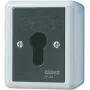 JUNG 833.18 G - interruptor de llave - 1P - cableado - negro - blanco - termoplástico - IP44
