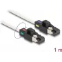 Cable de red DeLOCK conector macho RJ45 a conector macho Cat.6A S/FTP 1 m blanco