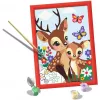 Set de pintar por números Ravensburger CreArt Ciervo feliz — set de pintura sobre lienzo numerado