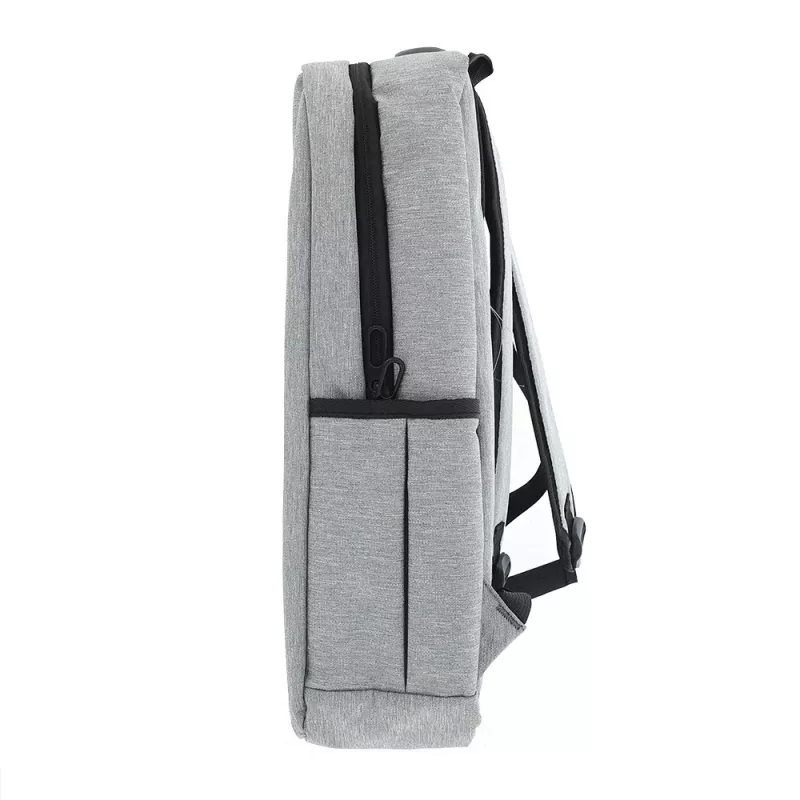 Mochila para portátil Tellur Nomad 15.6 pulgadas, gris – compartimento acolchado para portátil, bolsillos organizadores