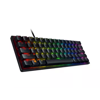 Teclado gamer Razer Huntsman Mini 60% Interruptor Opto-Mechanical Purple RGB LED NORD con cable