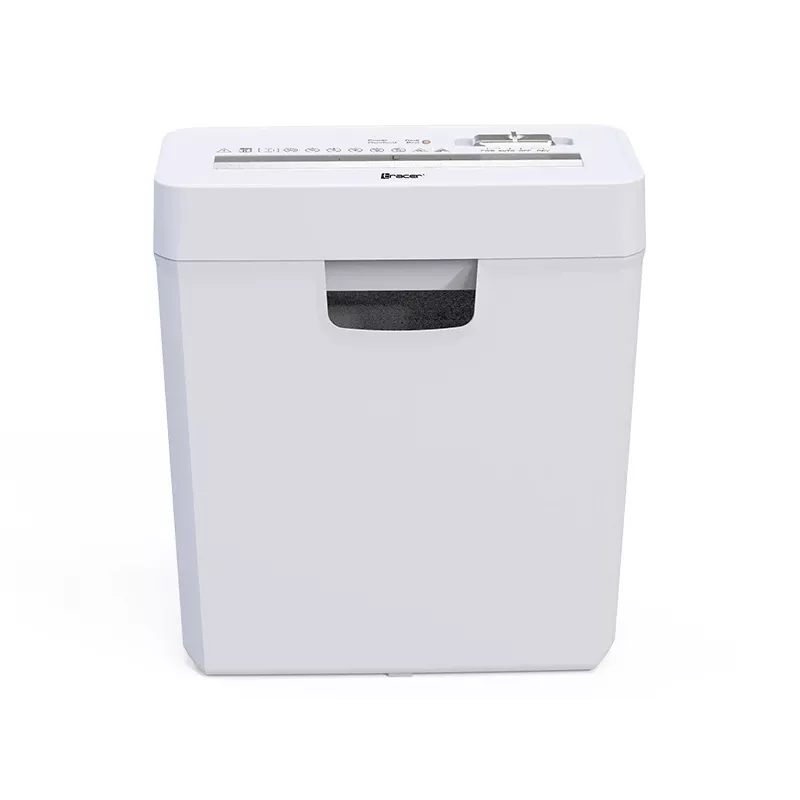 Destructora de documentos TRACER Tracer 47584 — corte cruzado 6 mm, hasta 5–6 hojas, depósito 10 L, blanca