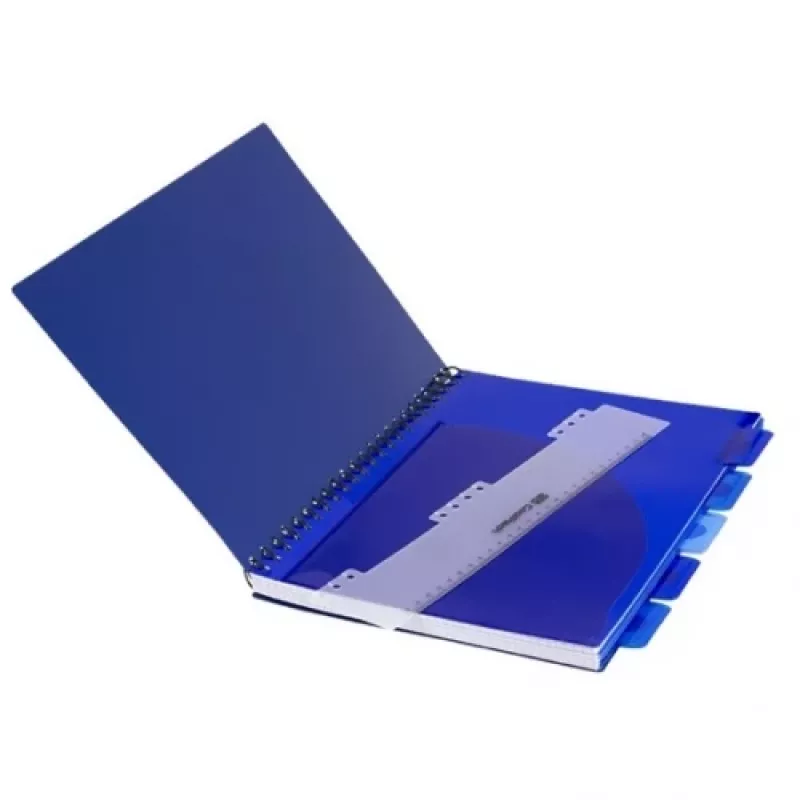 Cuaderno de espiral A5 Coolpack azul oscuro