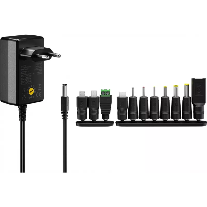 Cargador Goobay 64568 para dispositivos móviles Universal Negro AC Interior (64568)