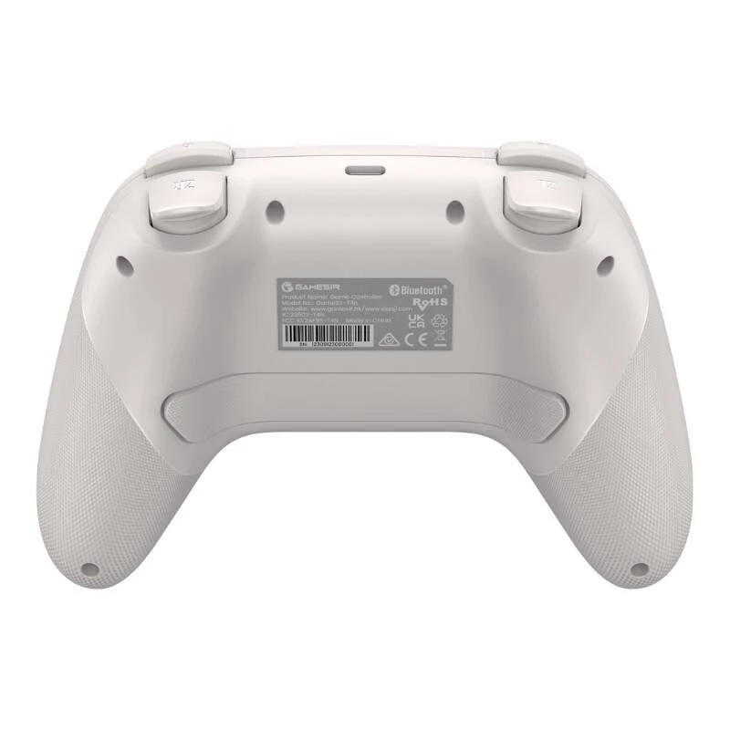 Mando inalámbrico GameSir T4n blanco — Bluetooth, diseño ergonómico