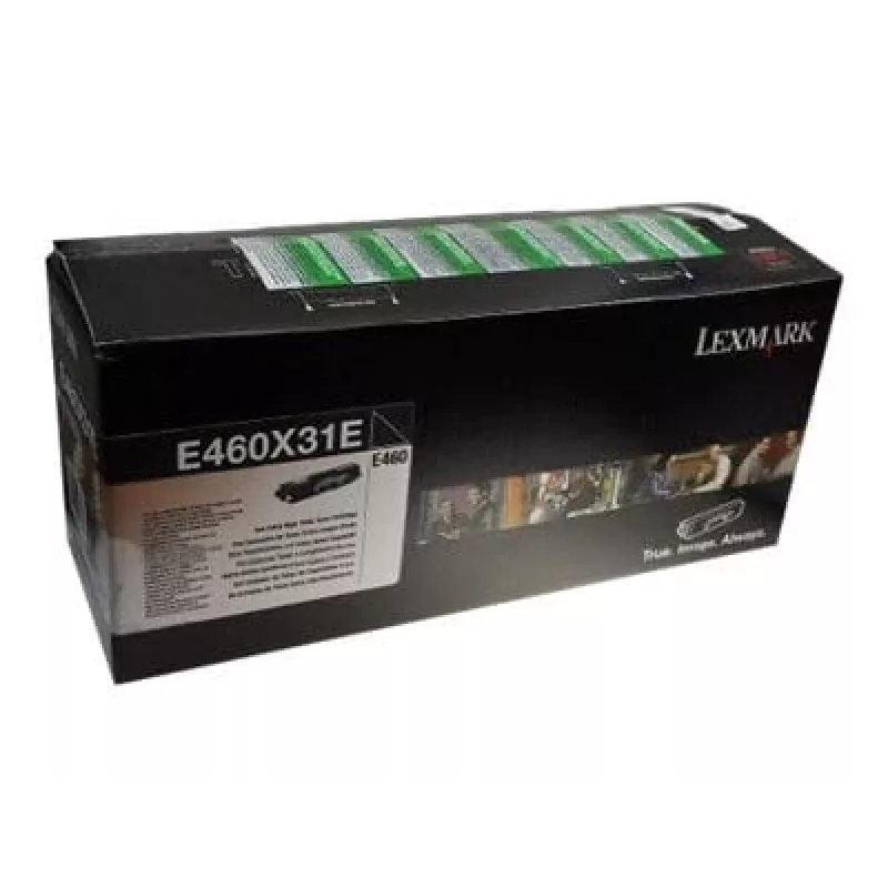 Lexmark E460X31E cartucho de tóner para E460, negro, 15.000 páginas