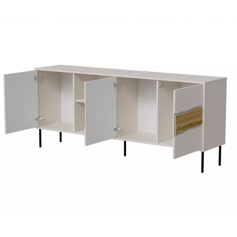 Cómoda Cama INSERTO 3D1W 190x40x80 cashmere + LED