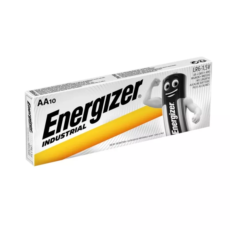 Pilas alcalinas Energizer Industrial AAA - 6 packs de 10 + 6 packs de 10 gratis