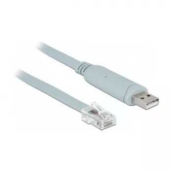 Cable serie DeLOCK 63920 USB 2.0 Type-A RJ45 gris 0,5 m