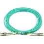 Cable de parcheo de fibra óptica dúplex Chelsio SRCABLE50M compatible BlueOptics, LC-UPC/LC-UPC beige, 50 metros, multimodo, G50/125µm OM3, atenuación de entrada: inferior a 0.2d