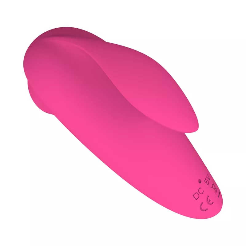 Masajeador de clítoris Erolab Dolphin VVS01r rosa — estimulador personal compacto, recargable por USB