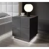 Lámpara de noche Cama Meble REJA – LED de superficie blanca, alimentación AC