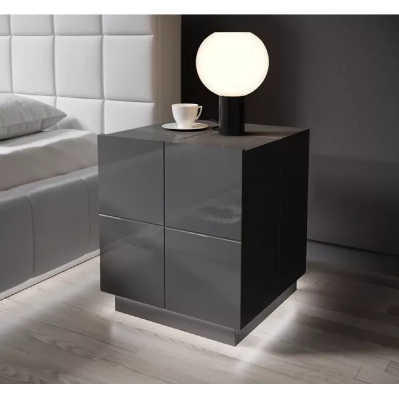 Lámpara de noche Cama Meble REJA – LED de superficie blanca, alimentación AC