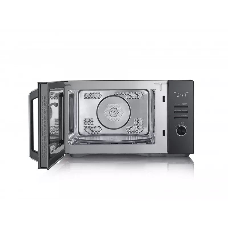 Microondas combinado SEVERIN MW 7798, de sobremesa, 29 l, 900 W, negro, plato giratorio de 315 mm