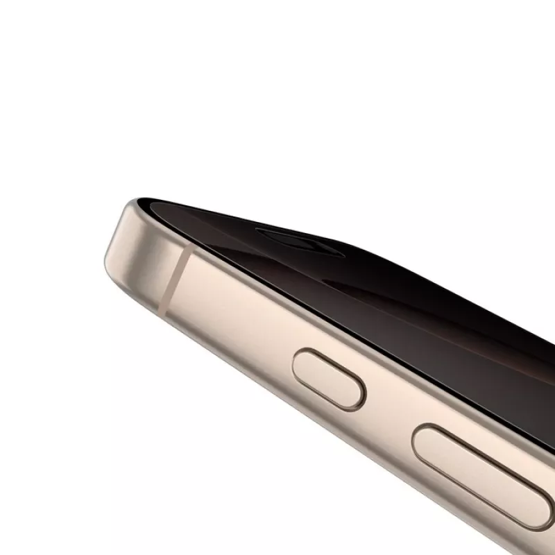 Lámina protectora de pantalla con privacidad Belkin OVA169HQ para iPhone 16 Pro antibacteriana resistente a golpes