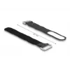 Soporte para bridas de cable DeLOCK 19603 cierre de velcro negro 127x20 mm 5 uds.