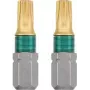 KWB 124230 punta de destornillador Torx T30, acero (2 uds.)