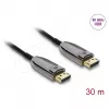 DELOCK Cable óptico activo DisplayPort 2.1 8K 60Hz 40Gbps 30 m