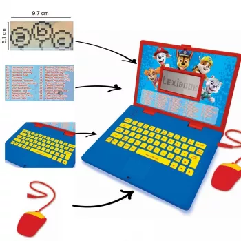 Paw Patrol Portátil educativo trilingüe UA/ENG/PL 186 actividades