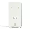 Qoltec 57013 antena omnidireccional 4G LTE de interior, 2x SMA, 0,6-2,7 GHz, 30 dBi, polarización vertical, 50 Ω, ABS blanco