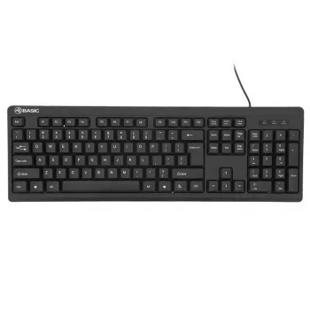 Teclado USB con cable Tellur negro – Basic USB, distribución US