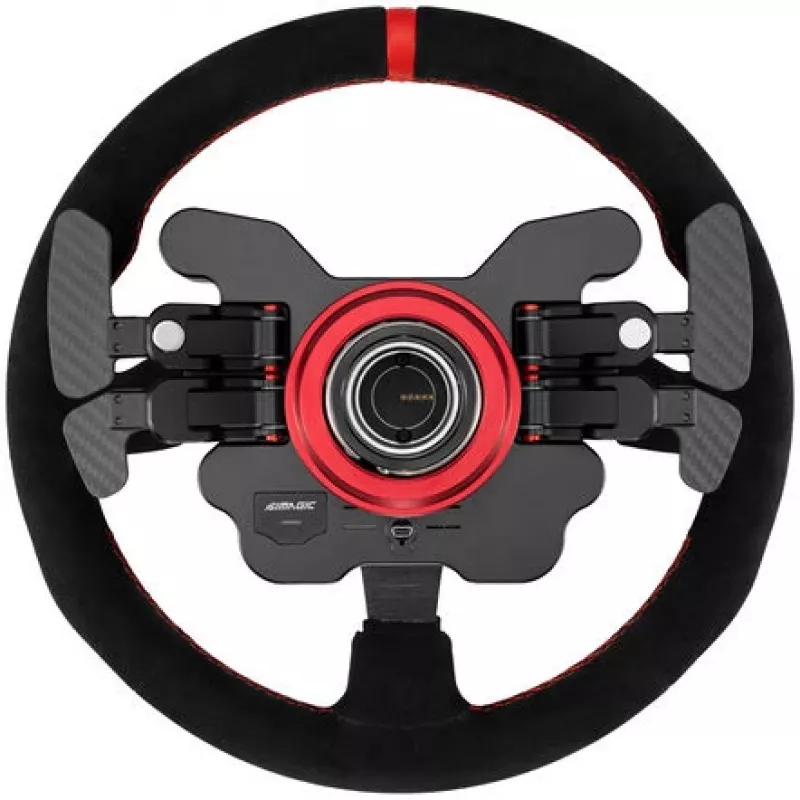 Volante Simagic GT1-SR Alcantara — GT1-SR(ALCANTARA) aro de volante de carreras, revestimiento de Alcantara