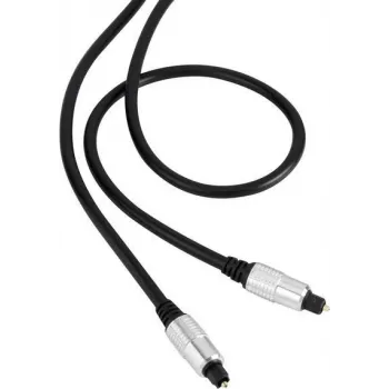 SpeaKa Professional cable de conexión de audio digital Toslink [1x conector macho Toslink (ODT) - 1x conector macho Toslink (ODT)] 1,50 m negro funda SuperSoft SpeaKa Professional (SP-7870568)