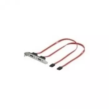 Wentronic goobay - Tapa SATA, interno/externo - Serial ATA 150/300 - SATA (H) a eSATA (M) - 50 cm (93046)