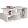 Mesa de centro Topeshop PRIMA BIEL mesa auxiliar / mesa esquinera de centro forma libre 1 pata