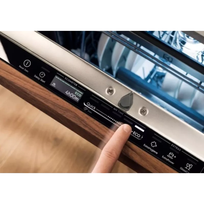 Lavavajillas integrable Electrolux EEG63410L, estrecho 45 cm, 10 cubiertos, 8 programas, AirDry, AquaStop