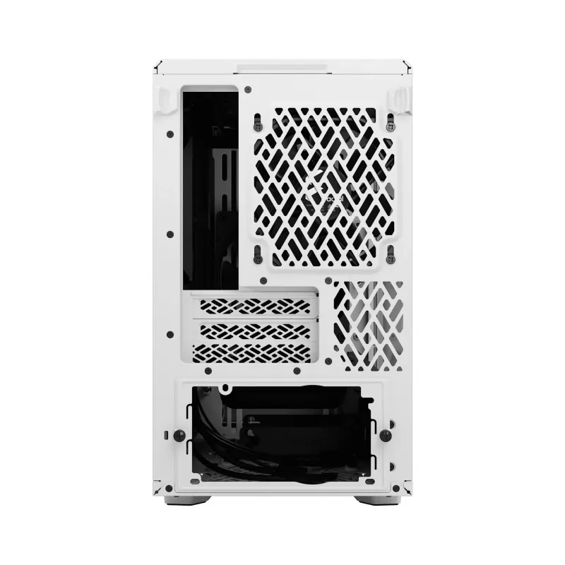 Fractal Design Meshify 2 Nano - Torre Mini-ITX (cristal templado) - sin fuente de alimentación (ATX) - blanco - USB/audio (FD-C-MES2N-02)