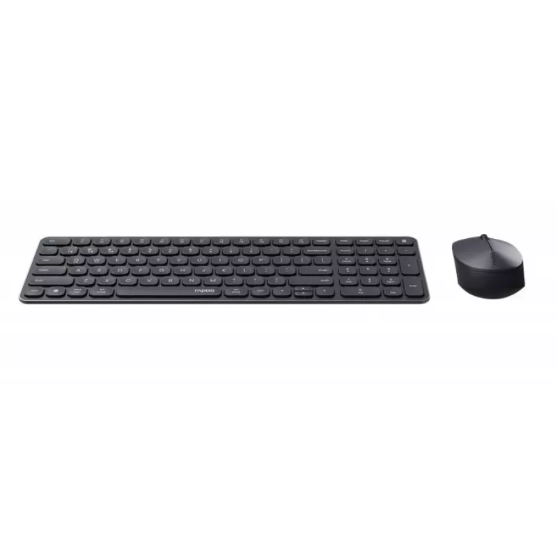 Rapoo 9310M Kit de teclado y ratón inalámbrico multimodo, negro